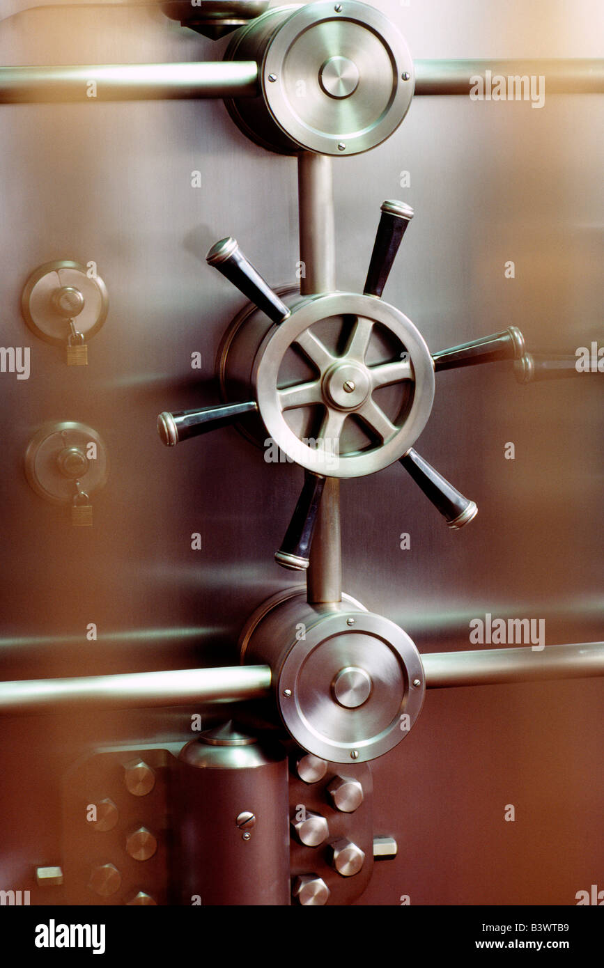 Coffre de banque Banque D'Images