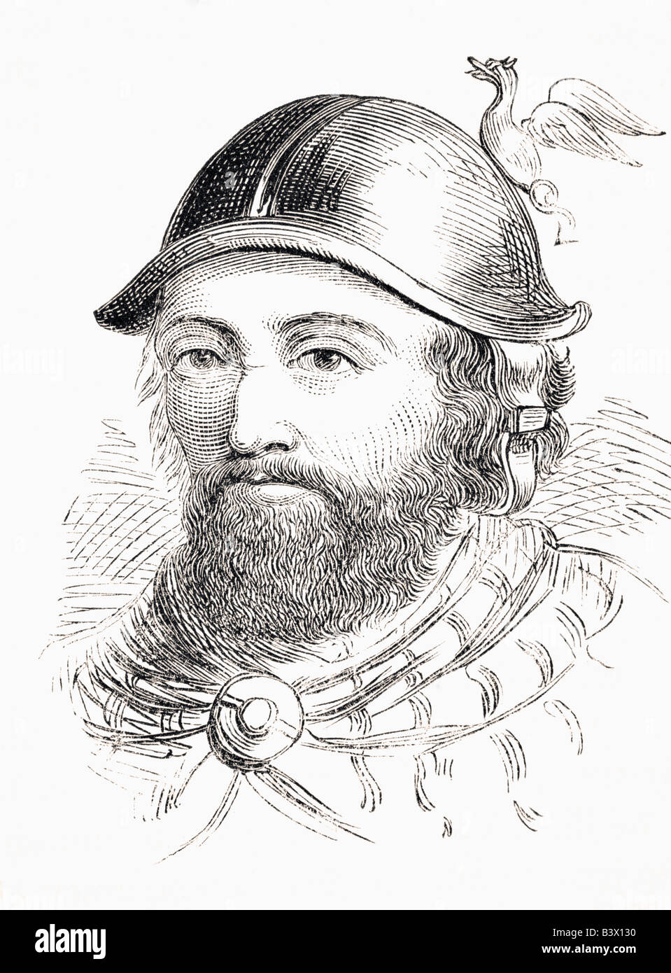 Sir William Wallace, c.1270 - 1305. Chevalier écossais. Banque D'Images