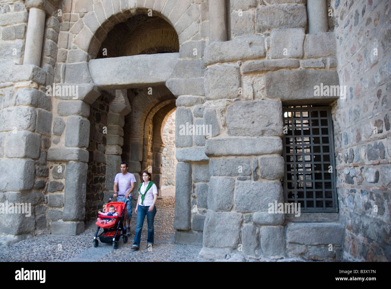 Alfonso VI Porte TOLEDO Castille La Mancha Espagne région Banque D'Images