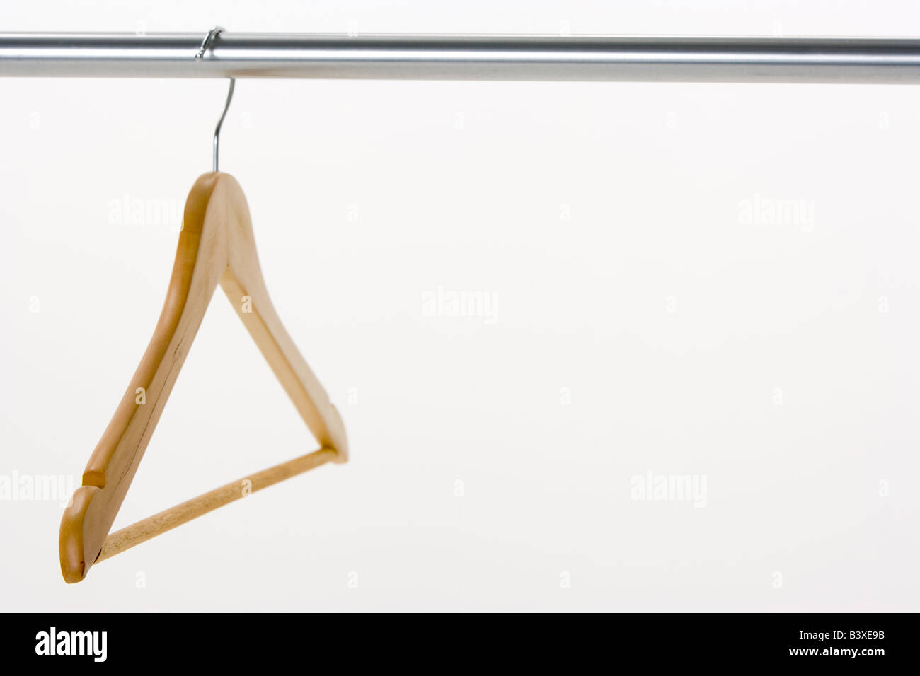 Seul cintre sur rail Banque D'Images