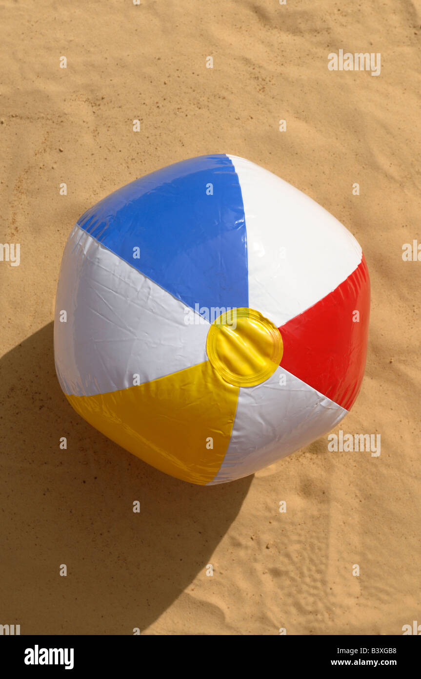 Ballon de plage Banque D'Images