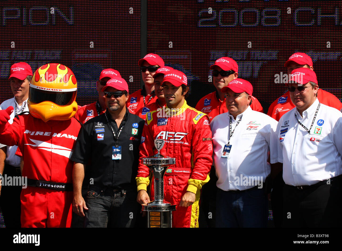 Chicagoland Speedway course Indy Lights Banque D'Images