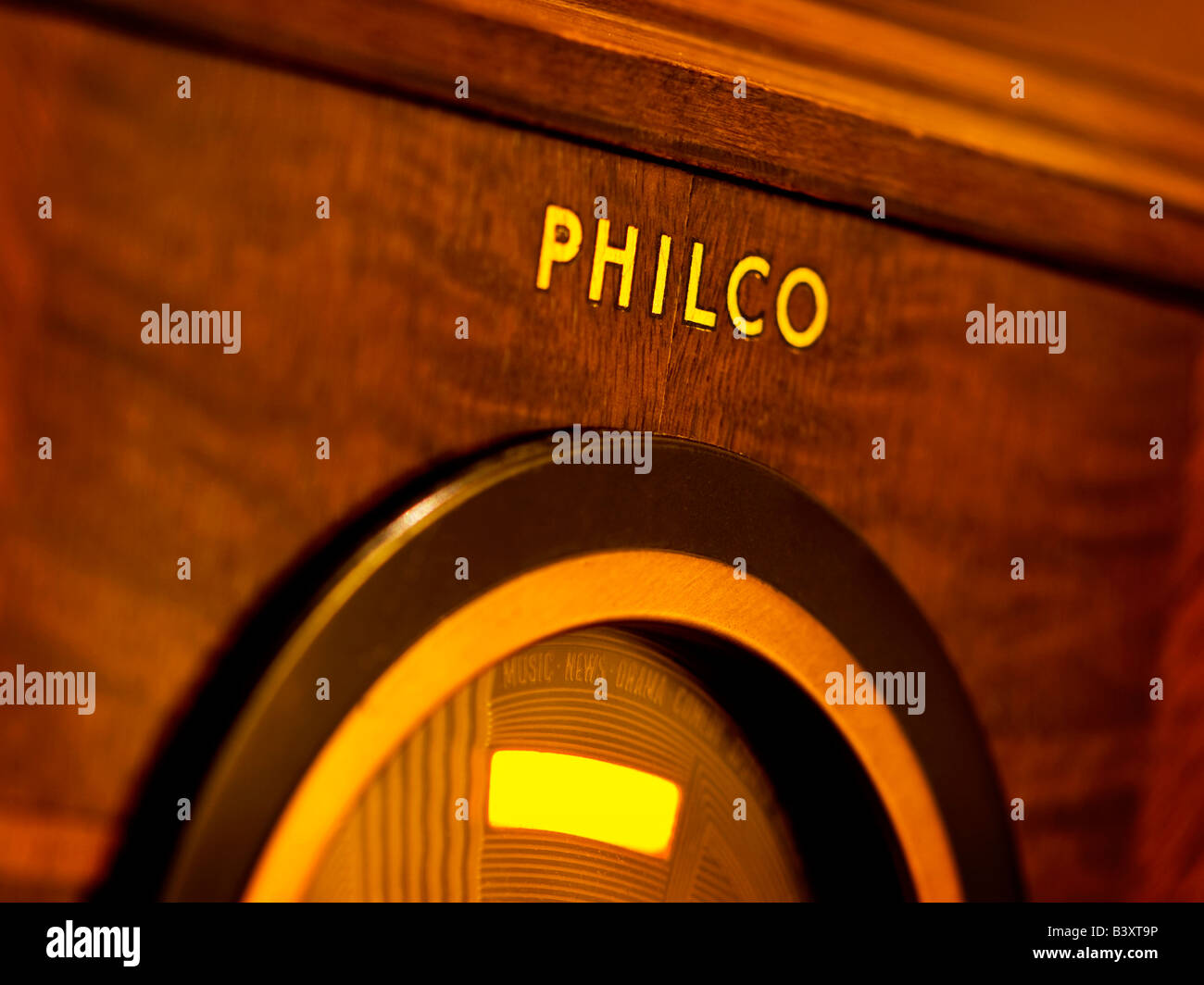 Old Time Radio Philco Banque D'Images