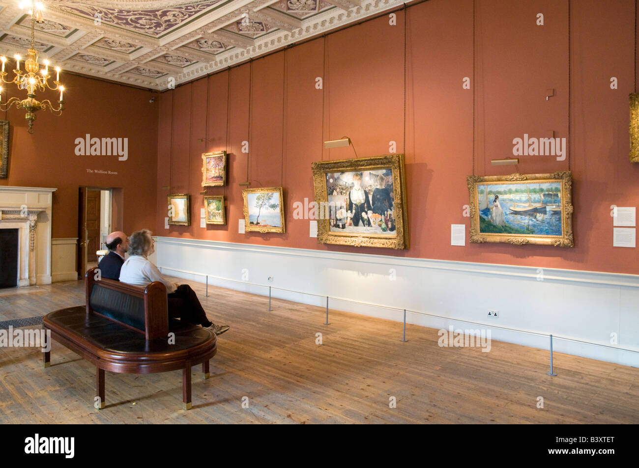 L'art impressionniste dans la Courtauld Gallery, London England UK Banque D'Images