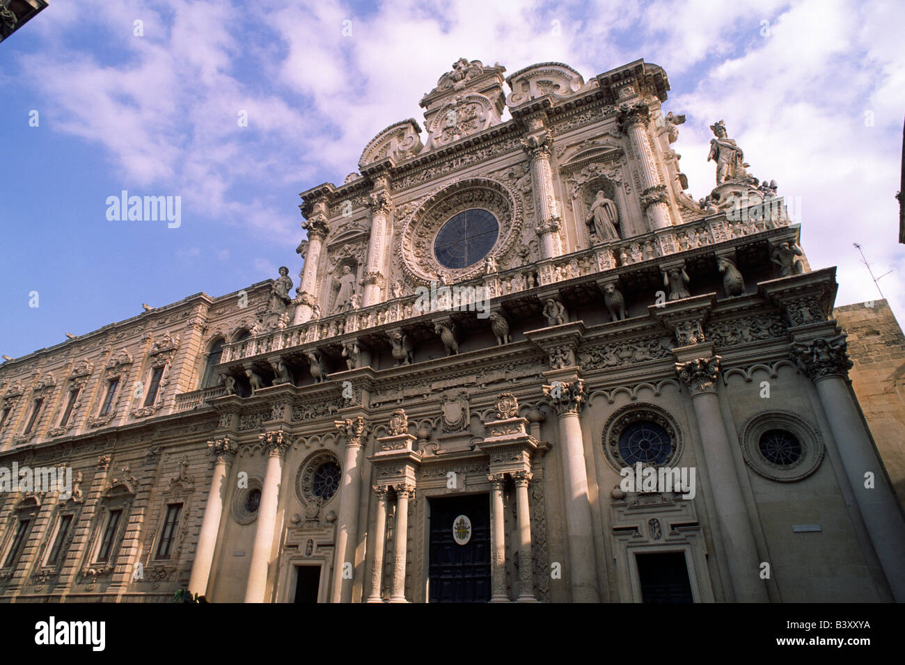 Italie, Pouilles, Lecce, Basilica Di Santa Croce Photo Stock - Alamy