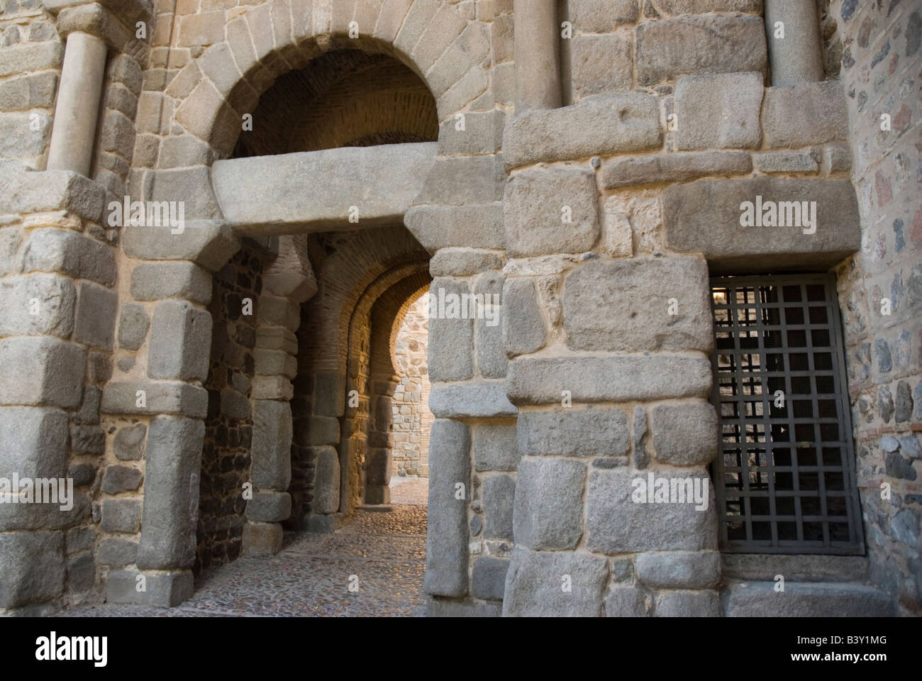 Alfonso VI Porte TOLEDO Castille La Mancha Espagne région Banque D'Images