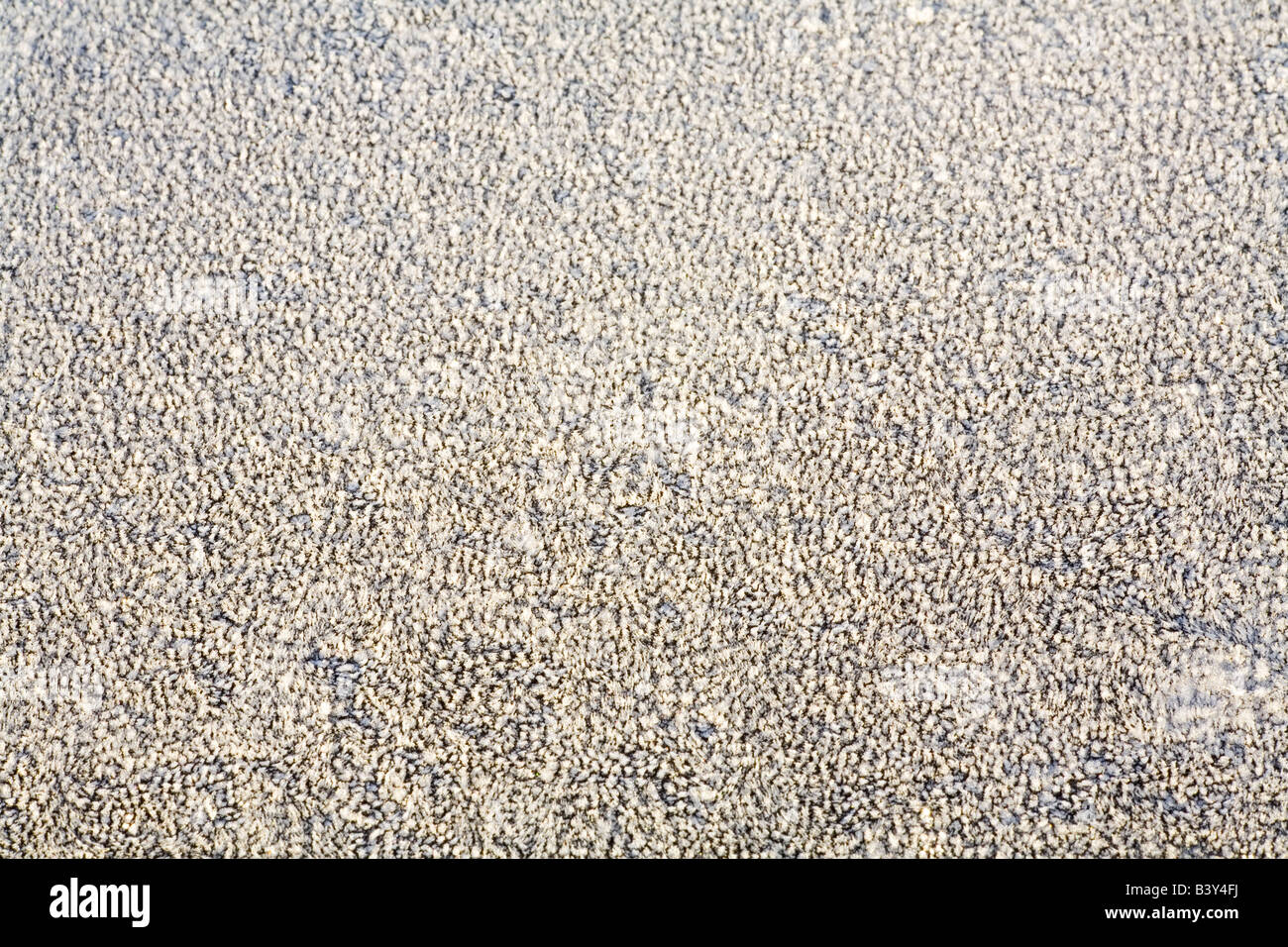 Givre sur la fenêtre de voiture Banque D'Images