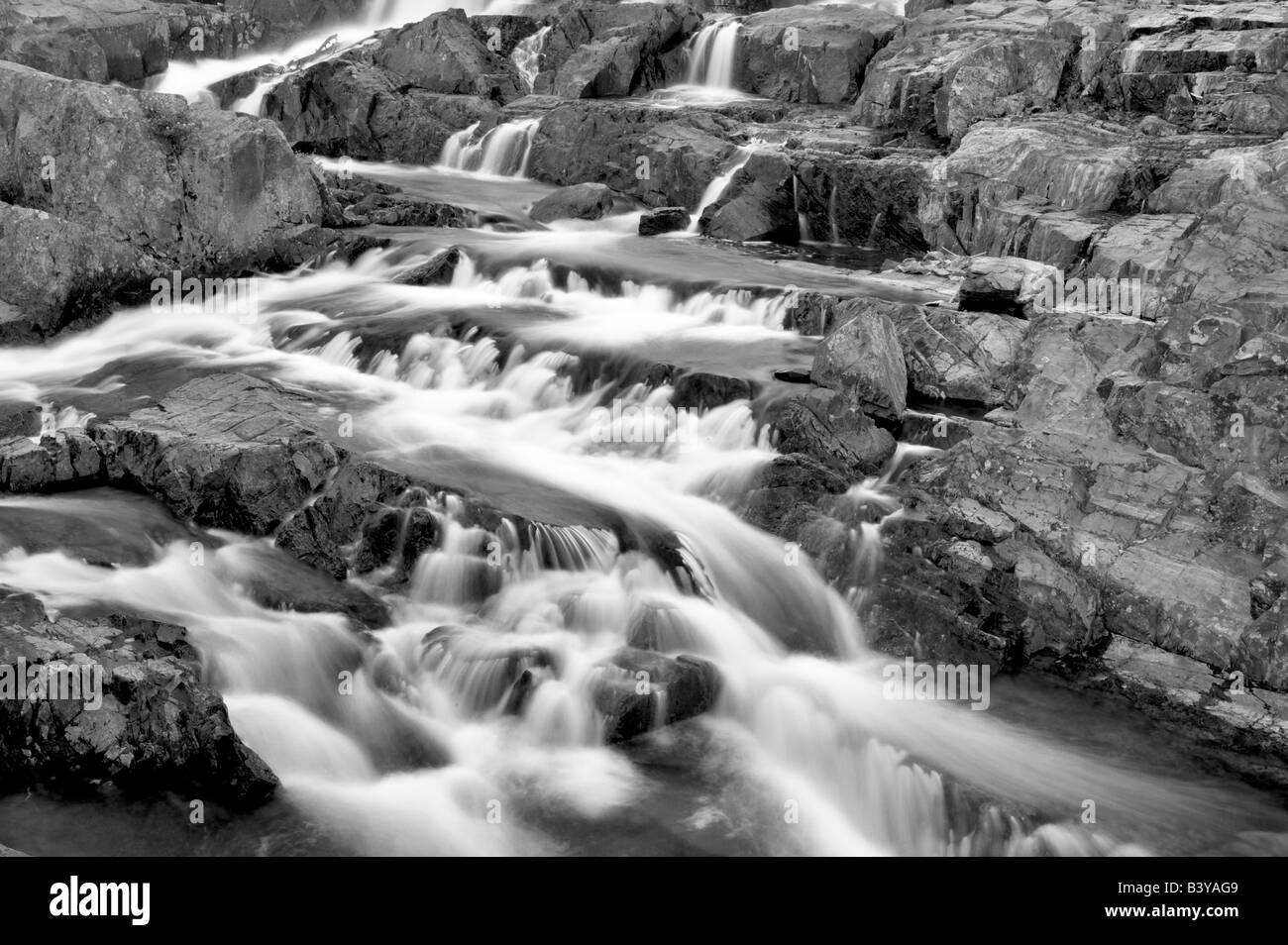 Glen Alpine Falls California Banque D'Images