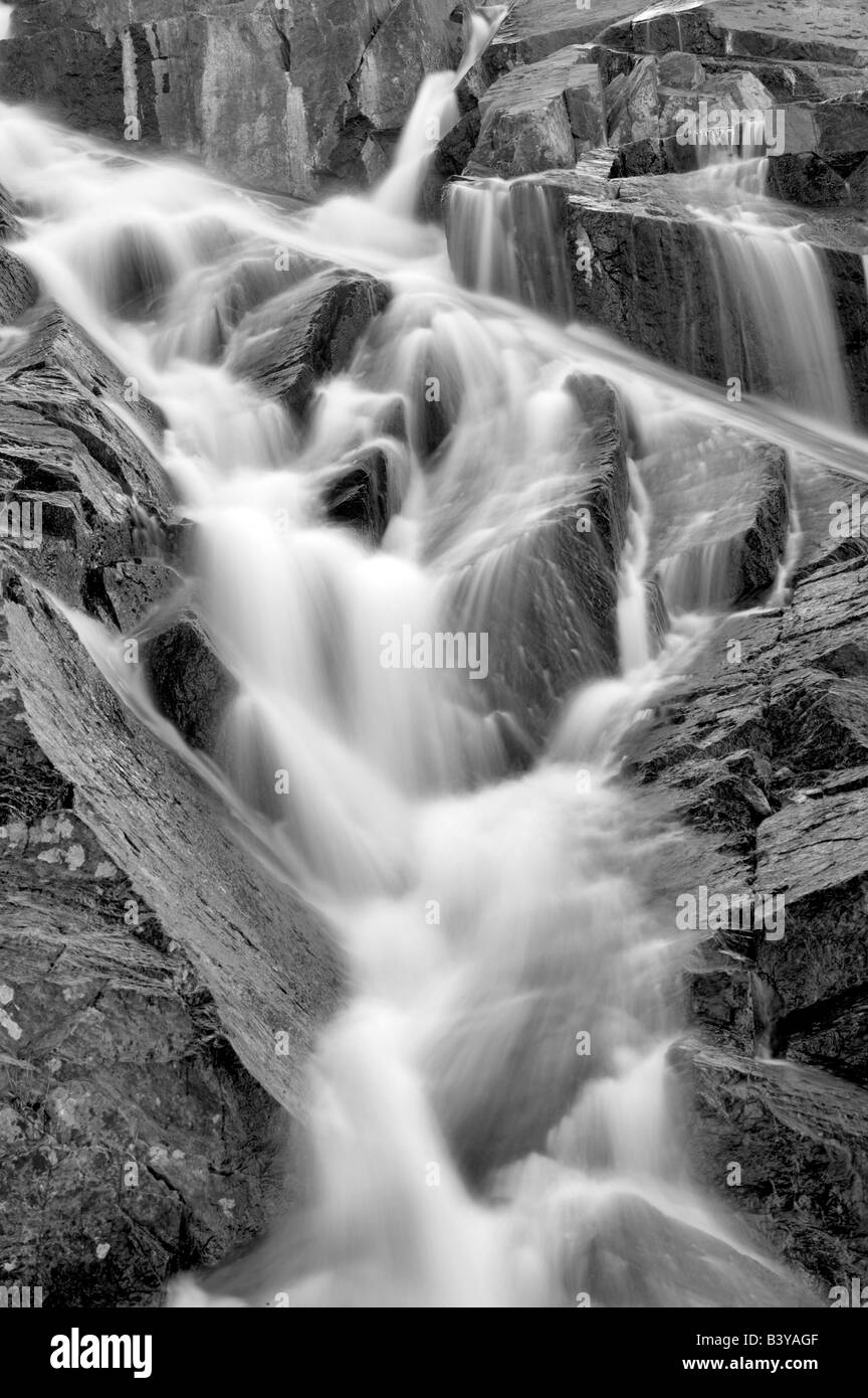Glen Alpine Falls California Banque D'Images