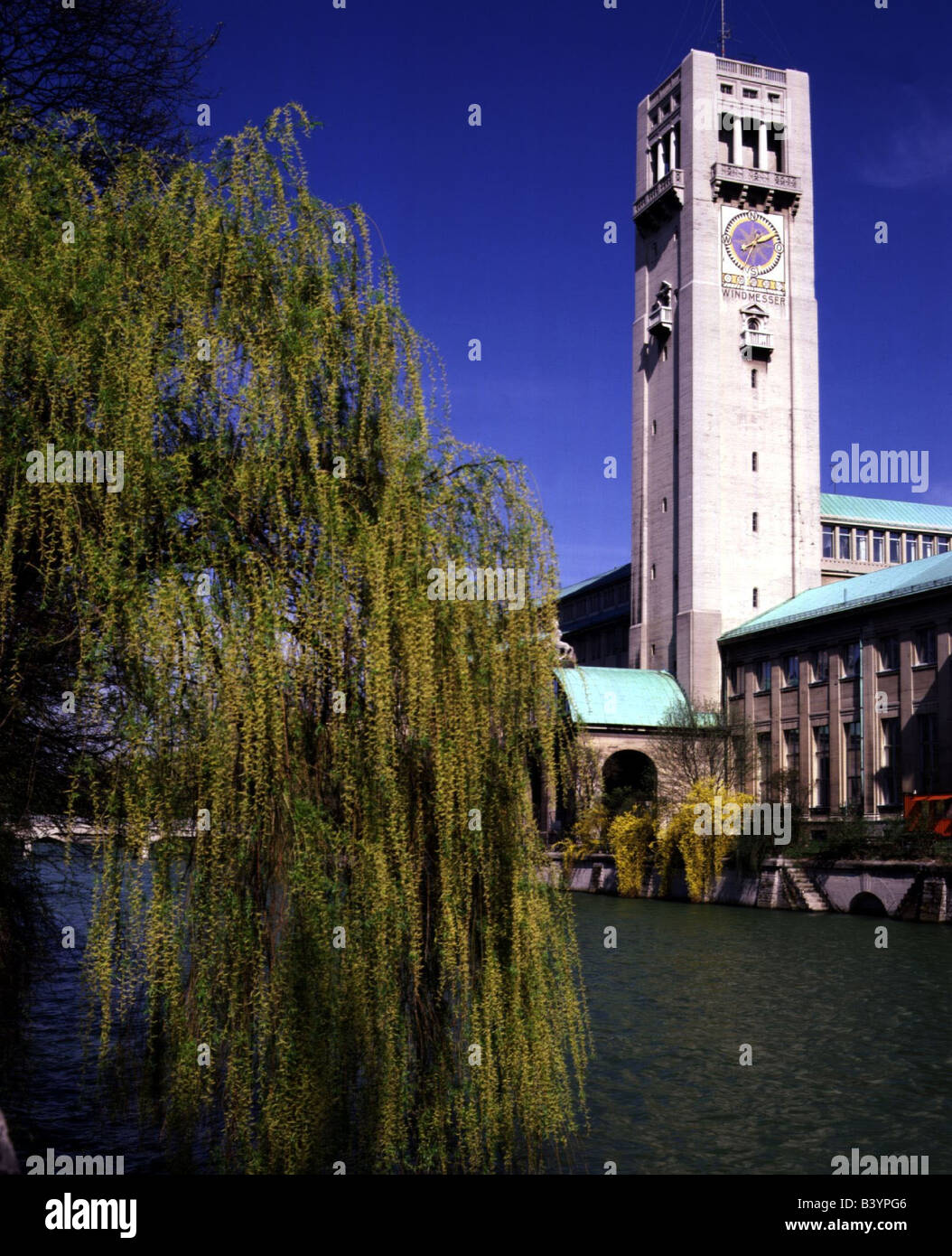 Géographie / voyages, Allemagne, Bavière, Munich, musées, musée allemand, Isar, rivière, , Banque D'Images