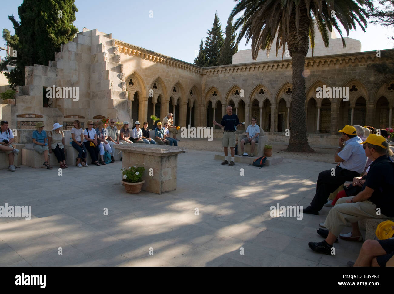 Israël Jérusalem Mont des Oliviers Carmel du Pater Noster Banque D'Images