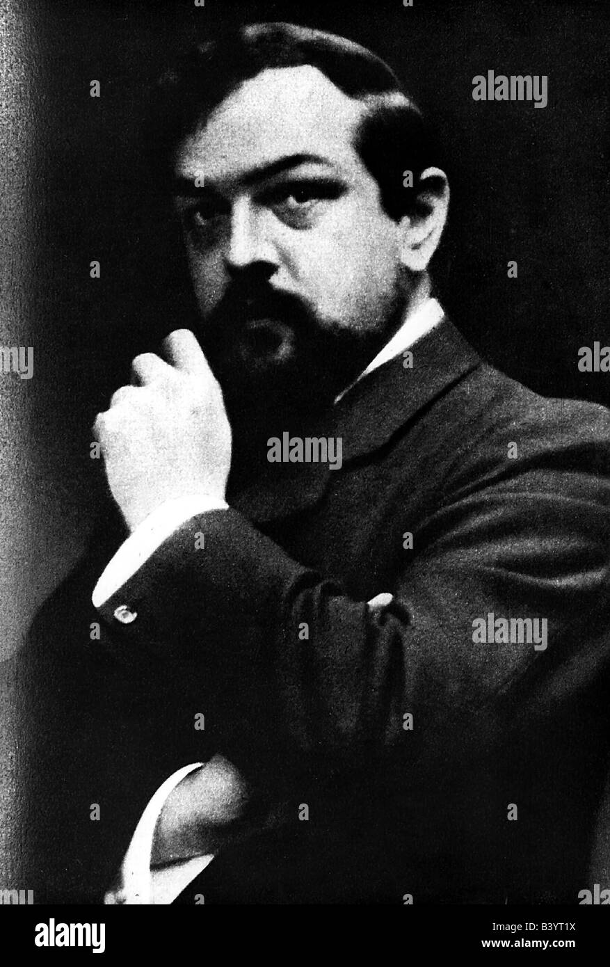 Debussy, Claude, 22.8.1862 - 26.3.1918, compositeur français, demi-longueur, Banque D'Images