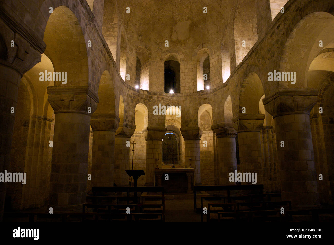 L'intérieur de l'église de la Tour de Londres Banque D'Images