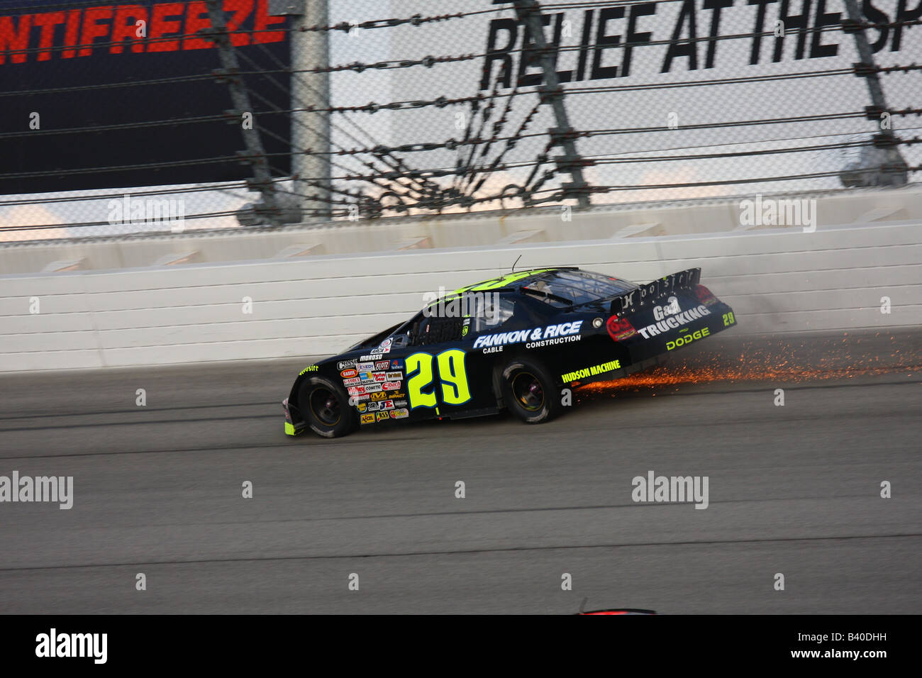 ARCA RE MAX Hudson Brett course automobile Chicagoland Speedway 2008 Banque D'Images