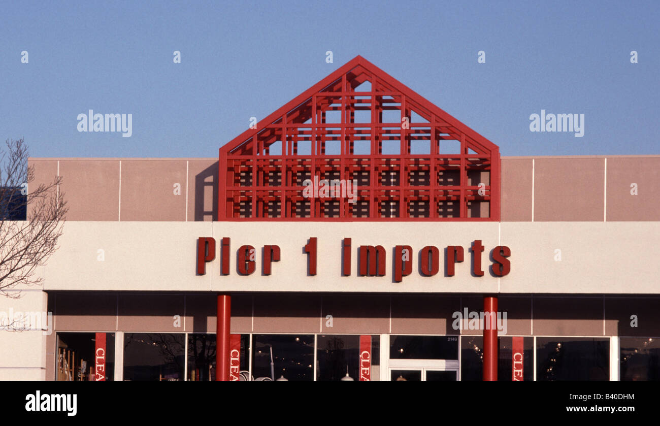 Pier 1 Imports store en Californie USA Banque D'Images