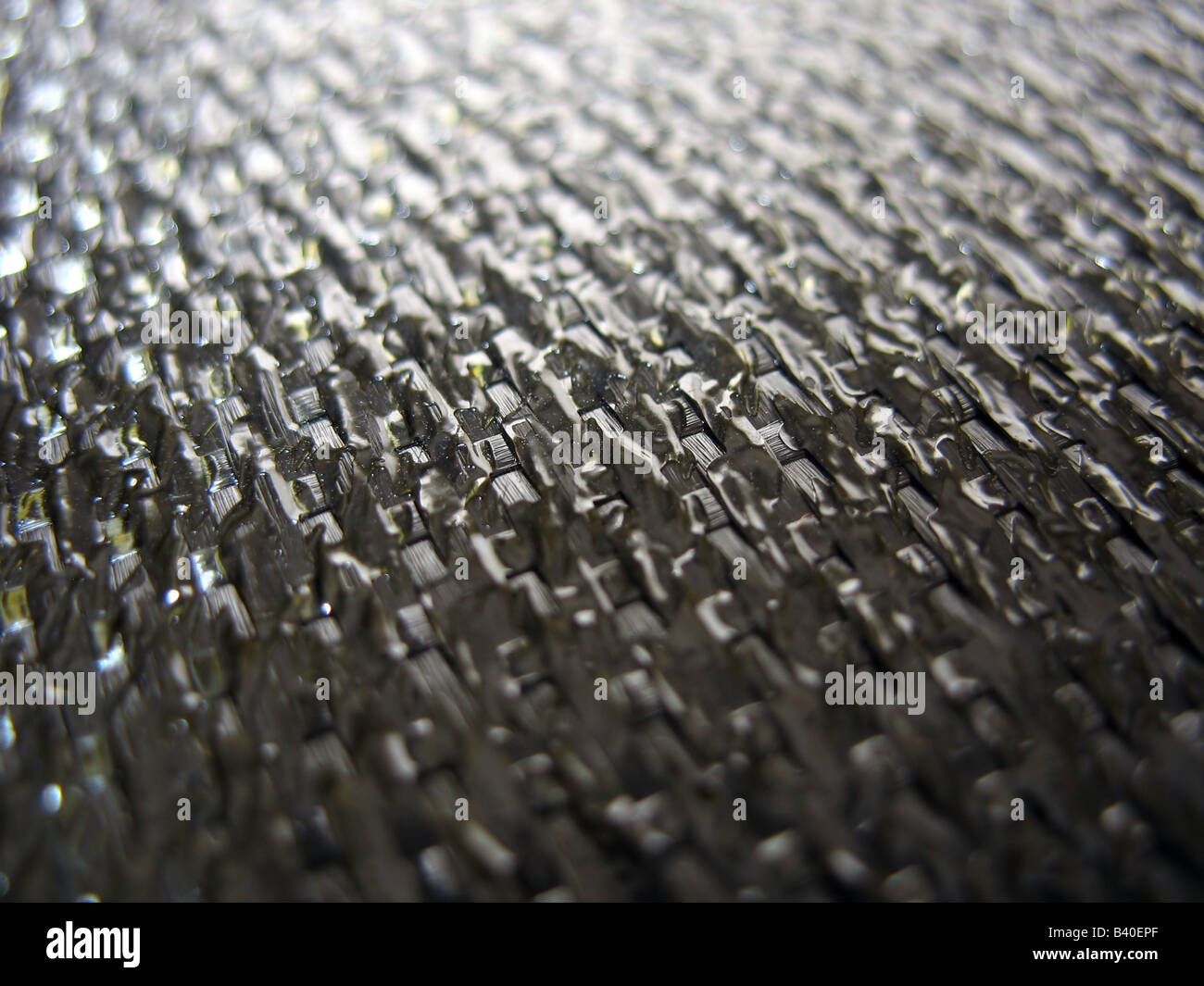 Fibre de carbone réel dans sa forme brute très faible profondeur de champ Banque D'Images