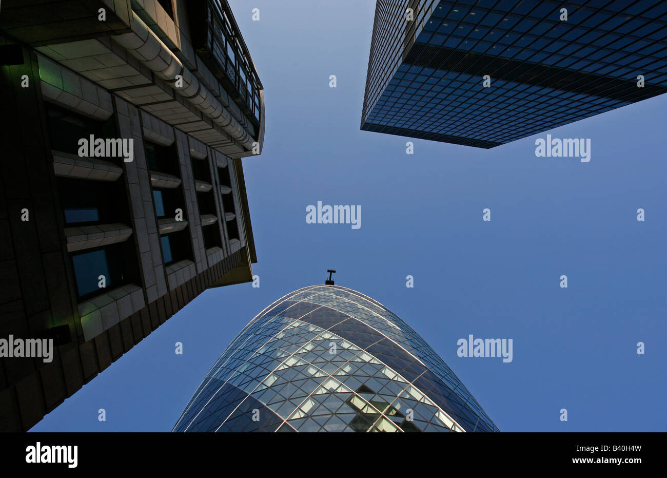 30 St Mary Axe le Gherkin London England UK Banque D'Images