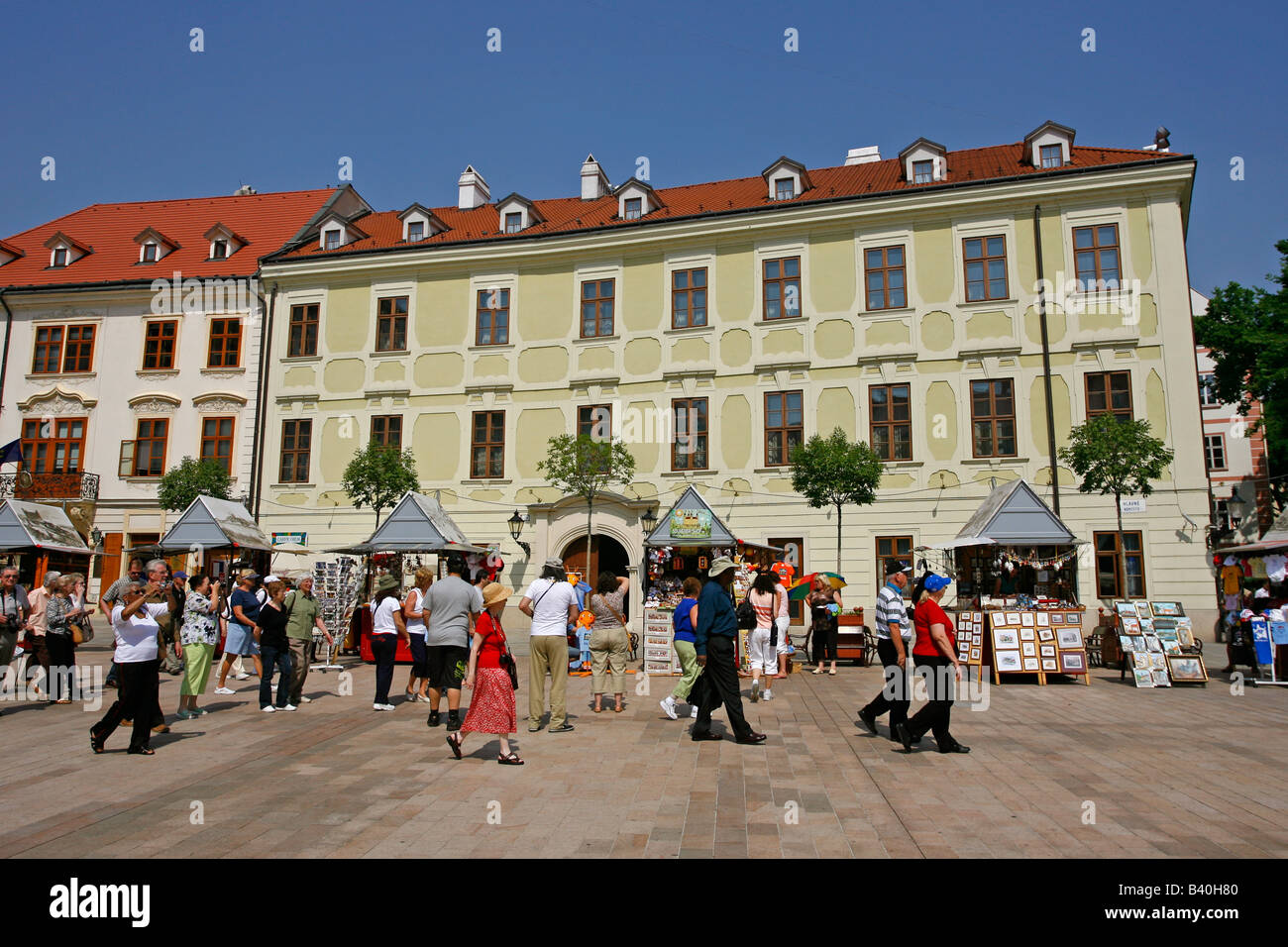 Hlavné Námestie Bratislava Slovaquie Banque D'Images