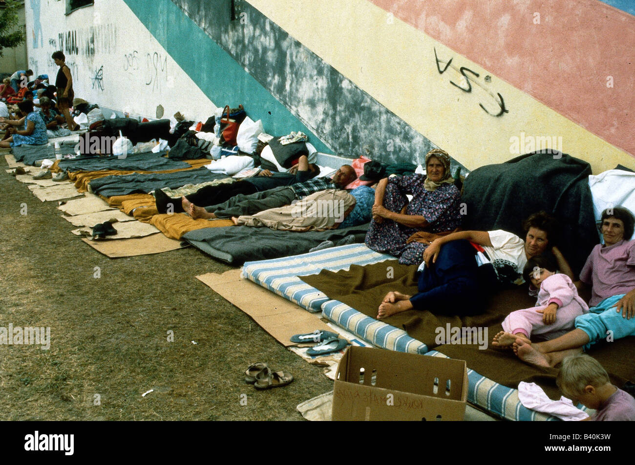 Événements, guerre d'indépendance croate 1991 - 1995, Banque D'Images