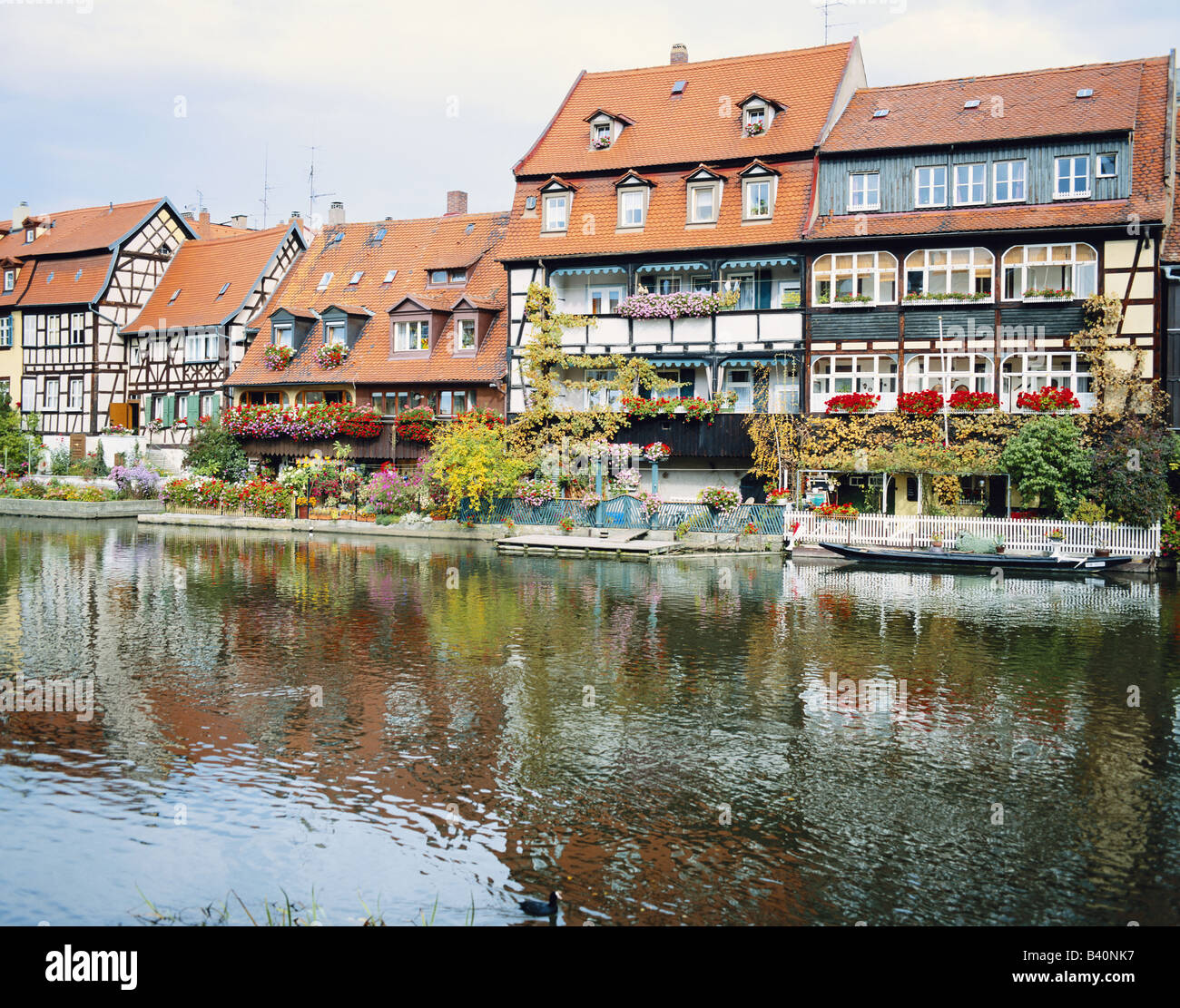 Little Venice, Bamberg, Bavière, haute-Franconie, Allemagne, Europe Banque D'Images