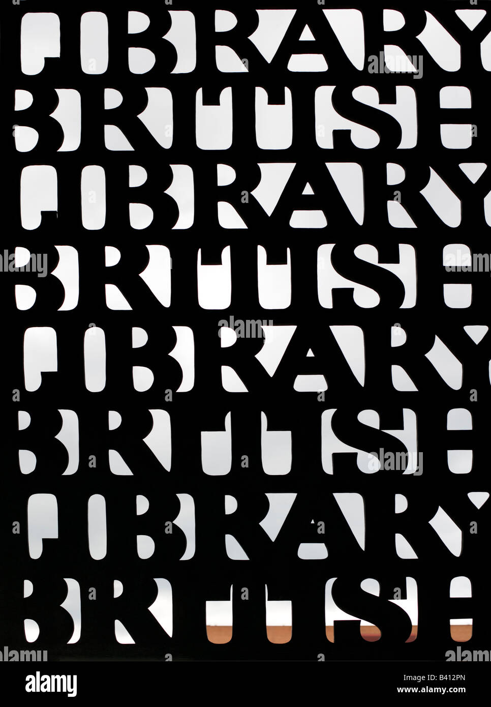 British Library Londres Banque D'Images