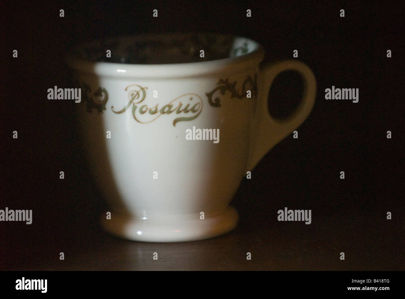 États-unis, WA, îles San Juan. Rosario Resort, Orcas Island. Tasse à café inscrit Banque D'Images