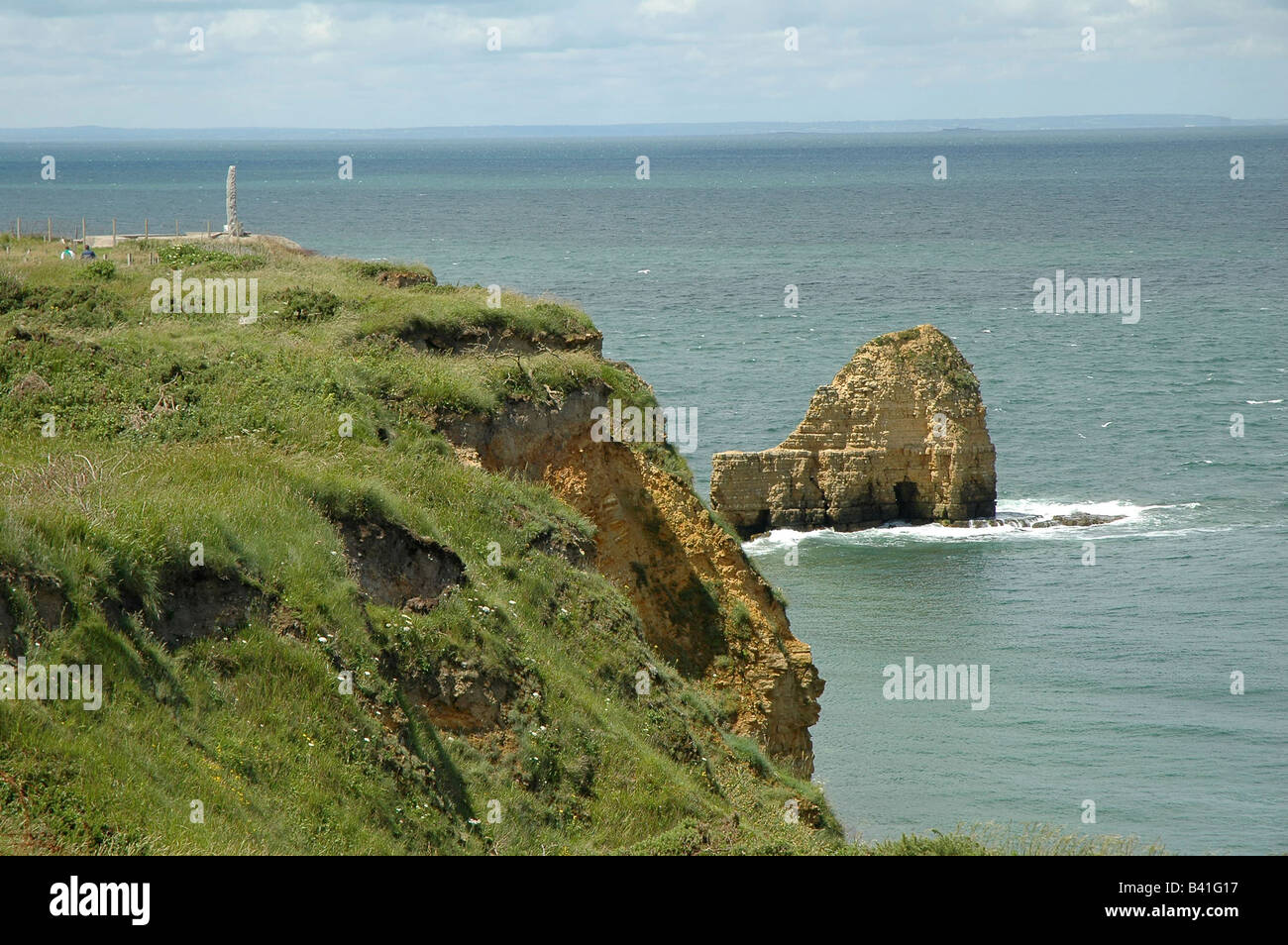 Pointe du Hoc Banque D'Images