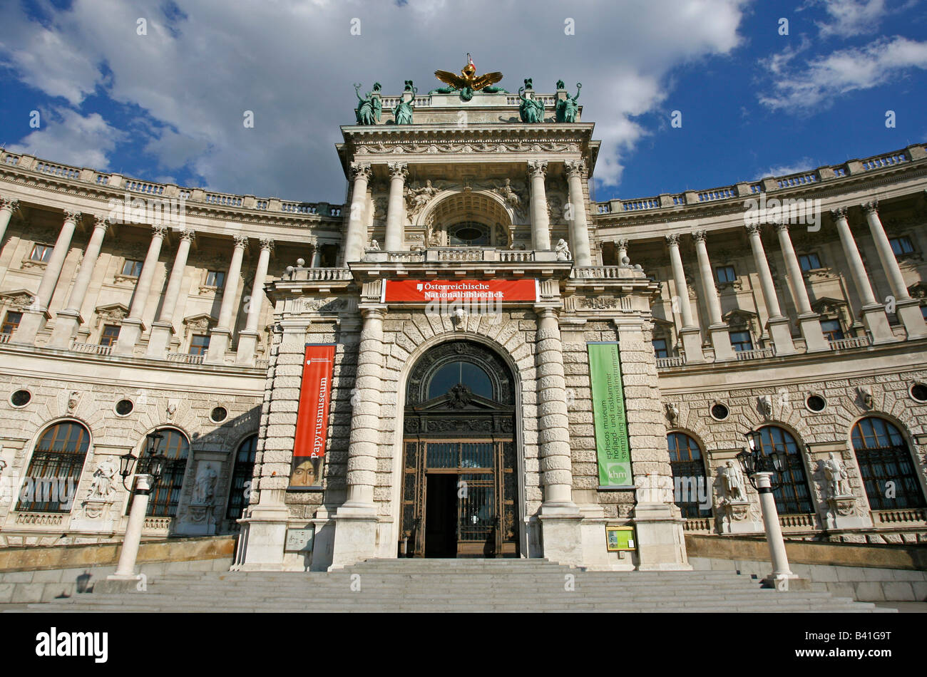 Neue Hofburg Vienne Autriche Banque D'Images