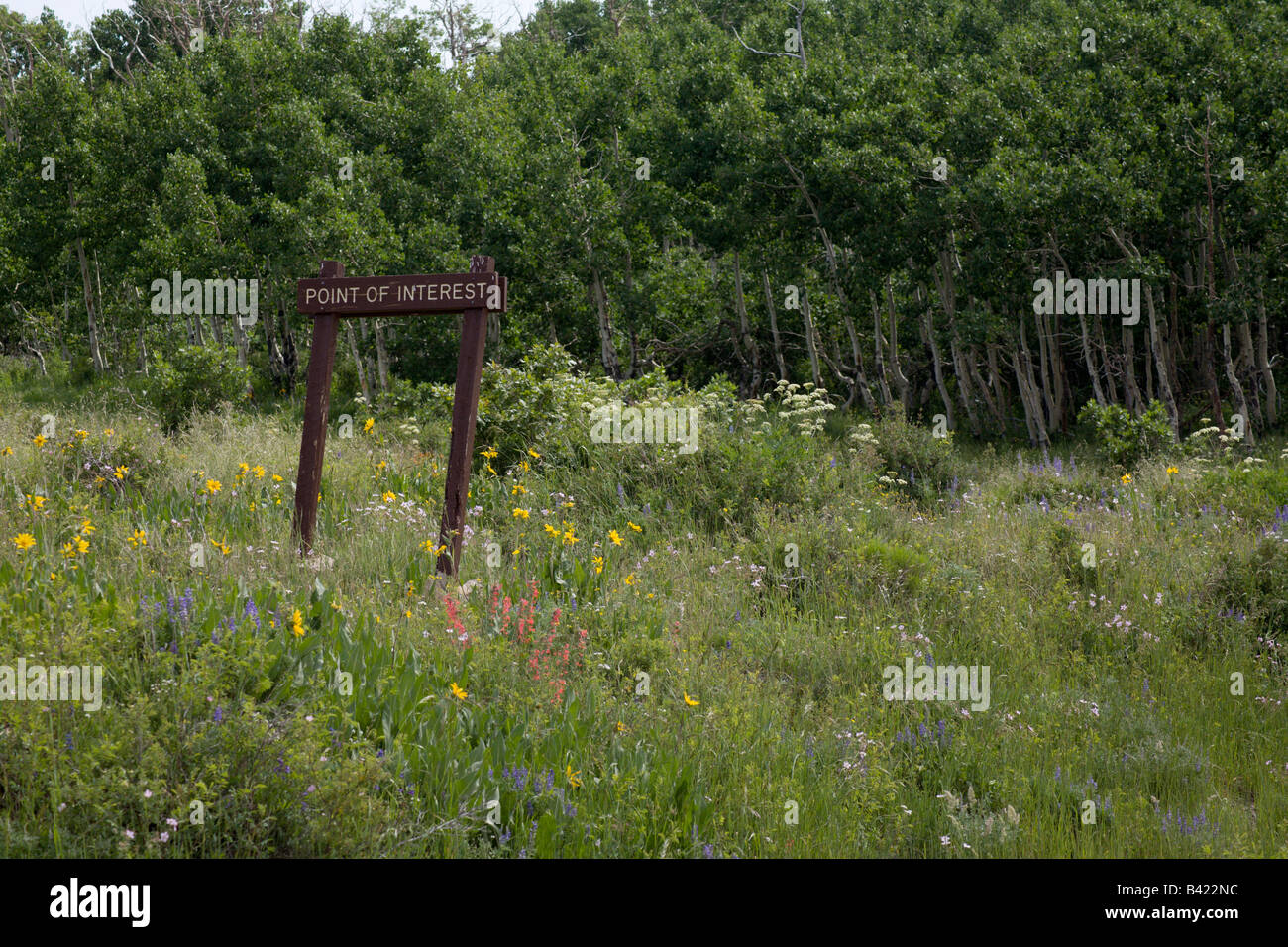 Punto de interés western Colorado Banque D'Images