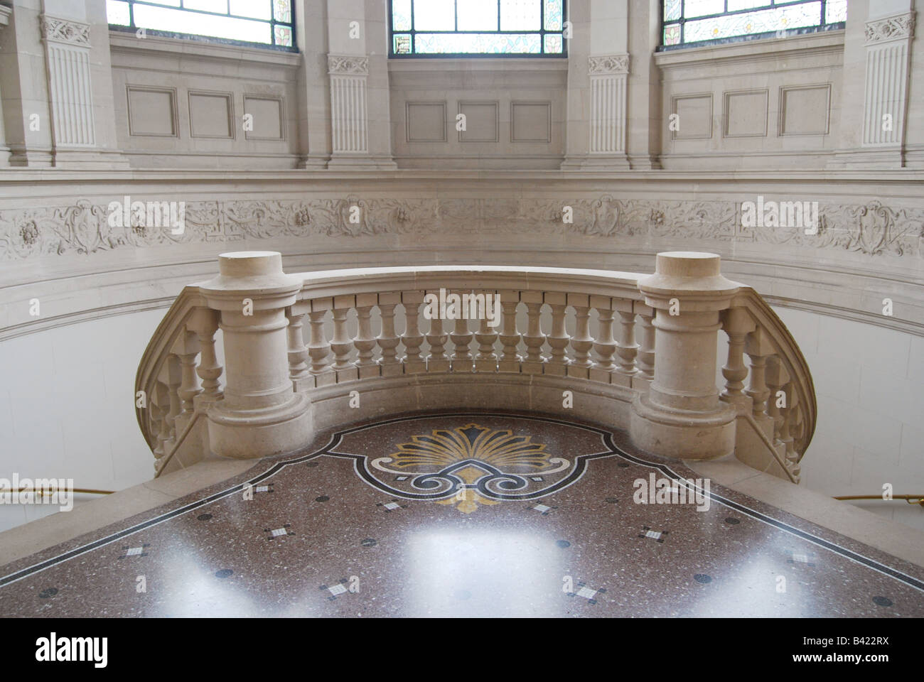 Escalier intérieur et au Palais des Beaux Arts Lille France Banque D'Images