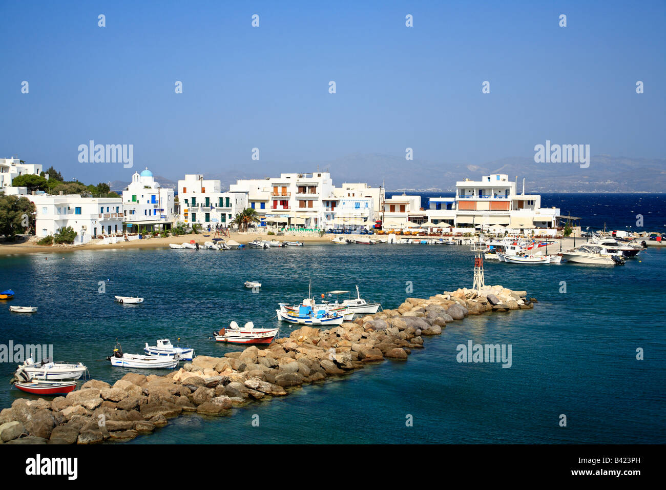 L'île de Paros Paros Cyclades Grèce Banque D'Images