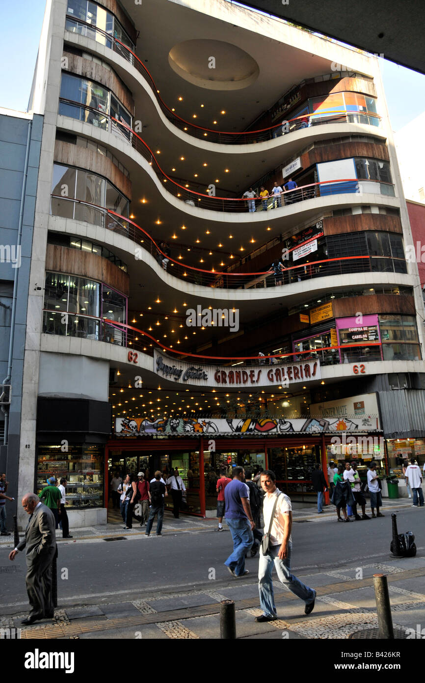 Rock Gallery Street Mall Sao Paulo Brésil Banque D'Images
