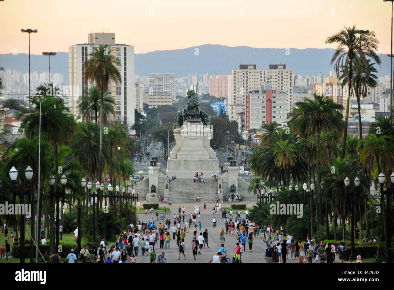 Ipiranga Park Sao Paulo Brésil Banque D'Images