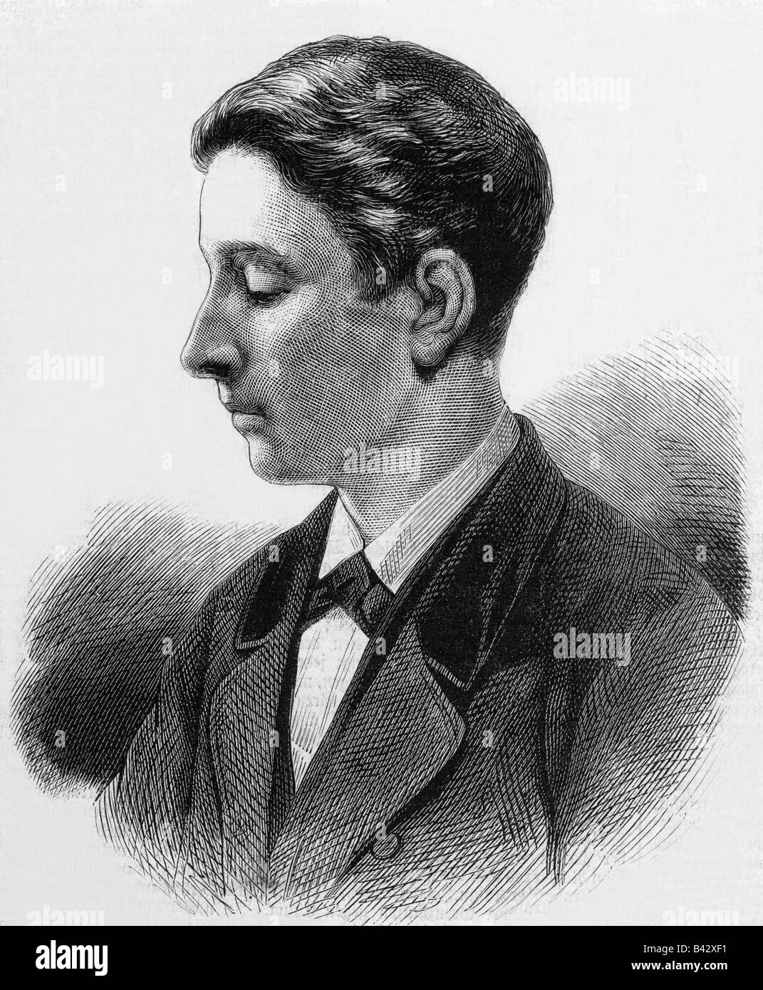 Bonaparte, Napoléon Eugene Louis, 16.3.1856 - 1.6.1879, portrait, gravure en bois, vers 1875, Banque D'Images