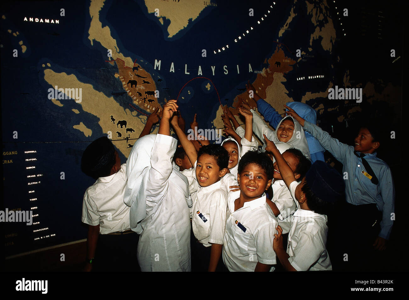 Géographie Voyage Malaisie Personnes Groupes Délèves
