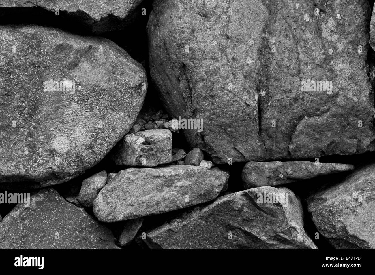 Stonewall, Wasdae la tête, Parc National de Lake District, Cumbria Banque D'Images