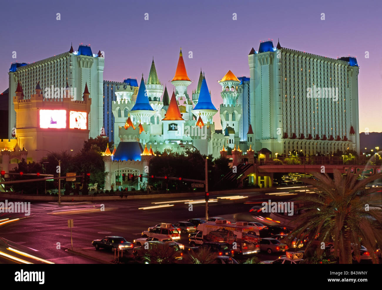 États-unis d'Amérique, USA, Nevada, Las Vegas, l'Excalibur Hotel and Casino Banque D'Images