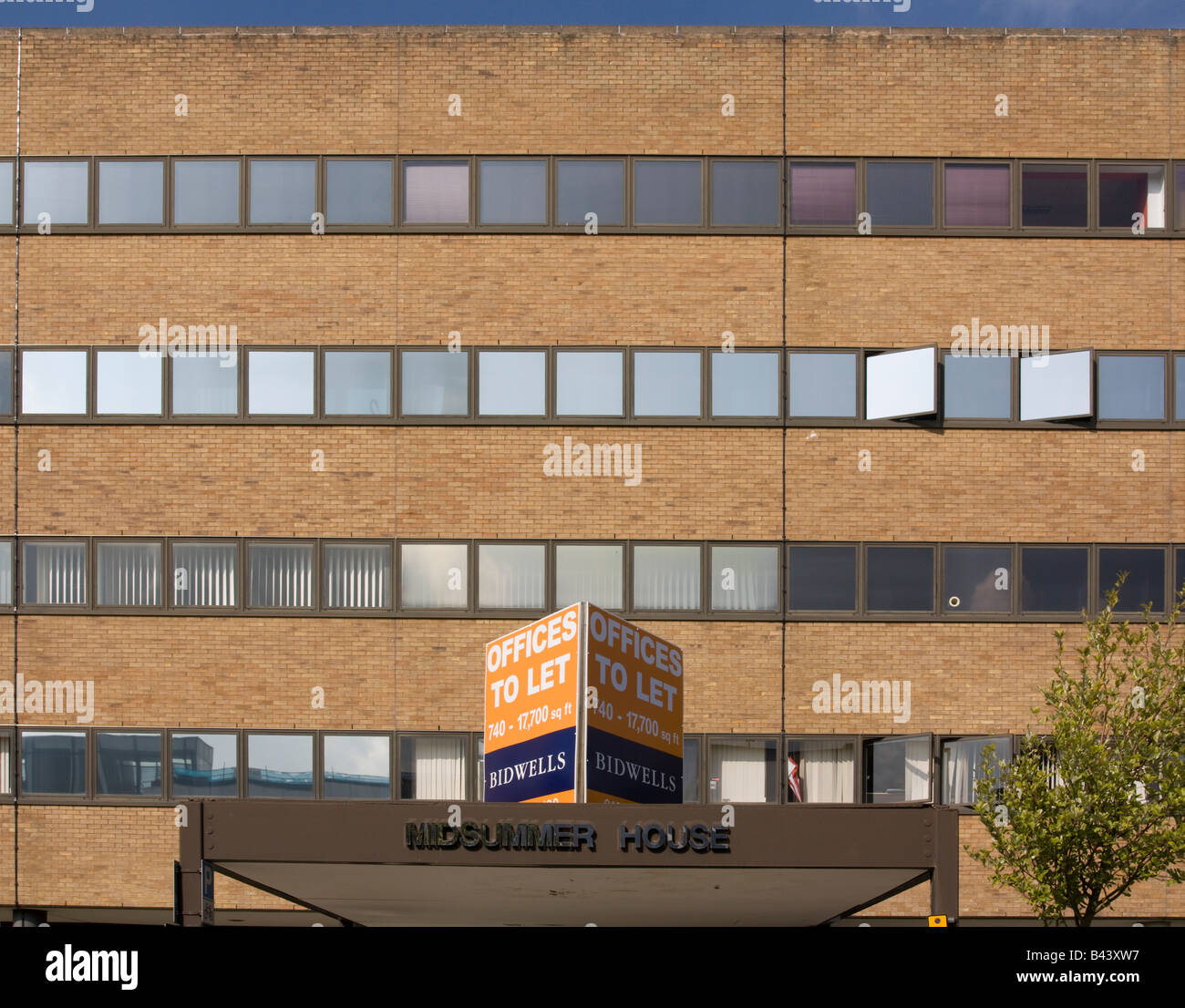 De laisser les bureaux Central Milton Keynes Buckinghamshire Banque D'Images
