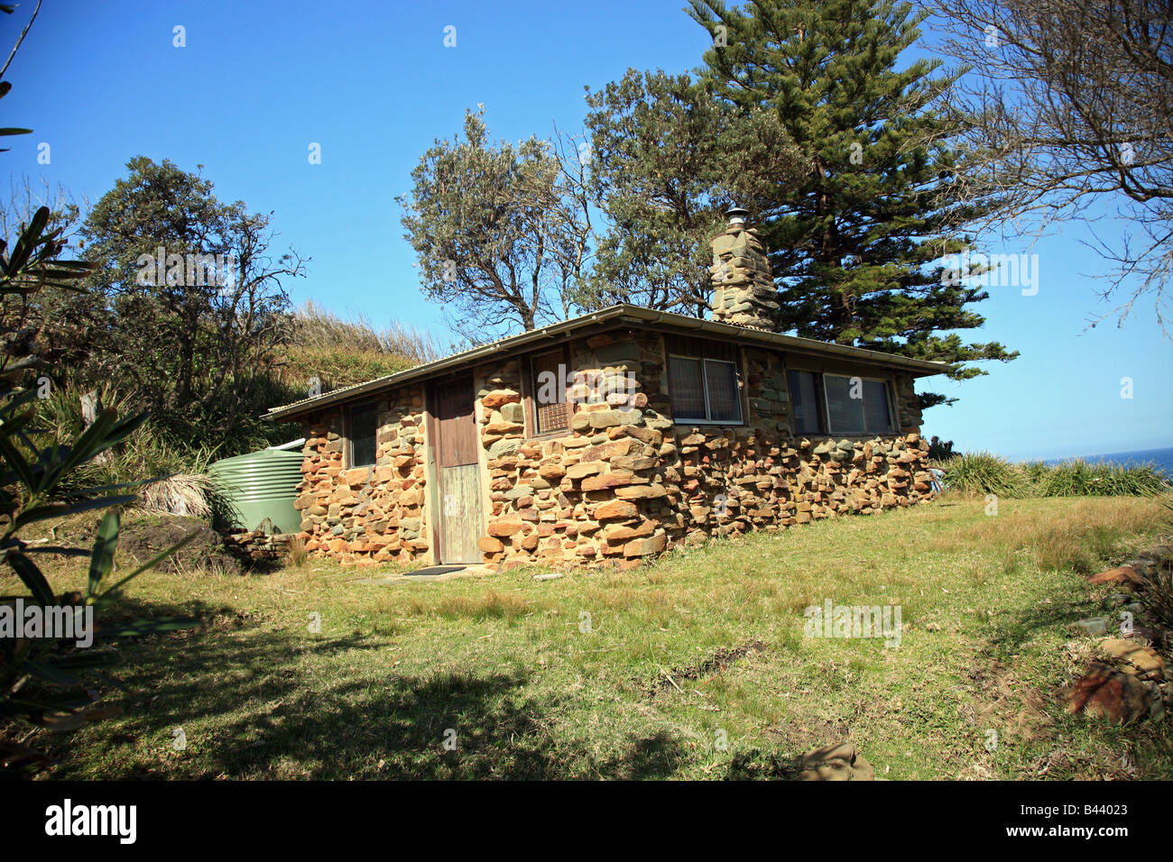 Cabane en pierre dans le parc national de cronulla NSW Au Banque D'Images