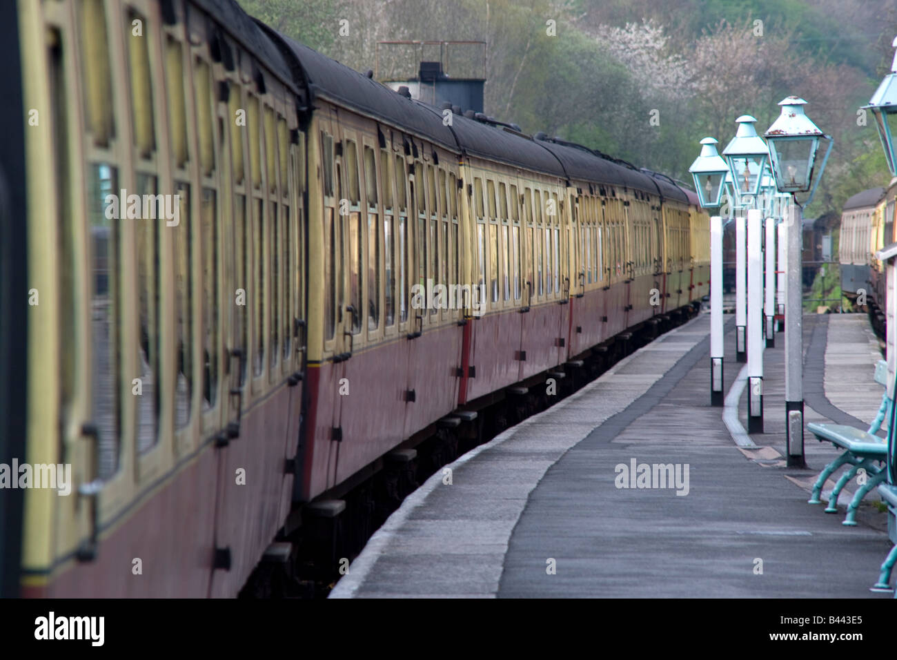 La gare, Grosmont, North Yorkshire, Angleterre Banque D'Images