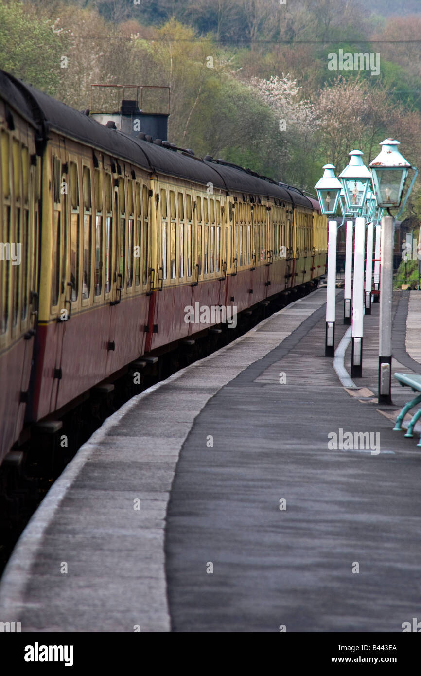 La gare, Grosmont, North Yorkshire, Angleterre Banque D'Images