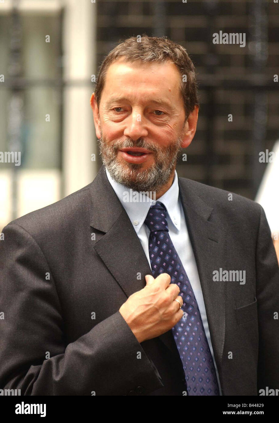 David Blunkett à Downing Street Juillet 2003 Banque D'Images