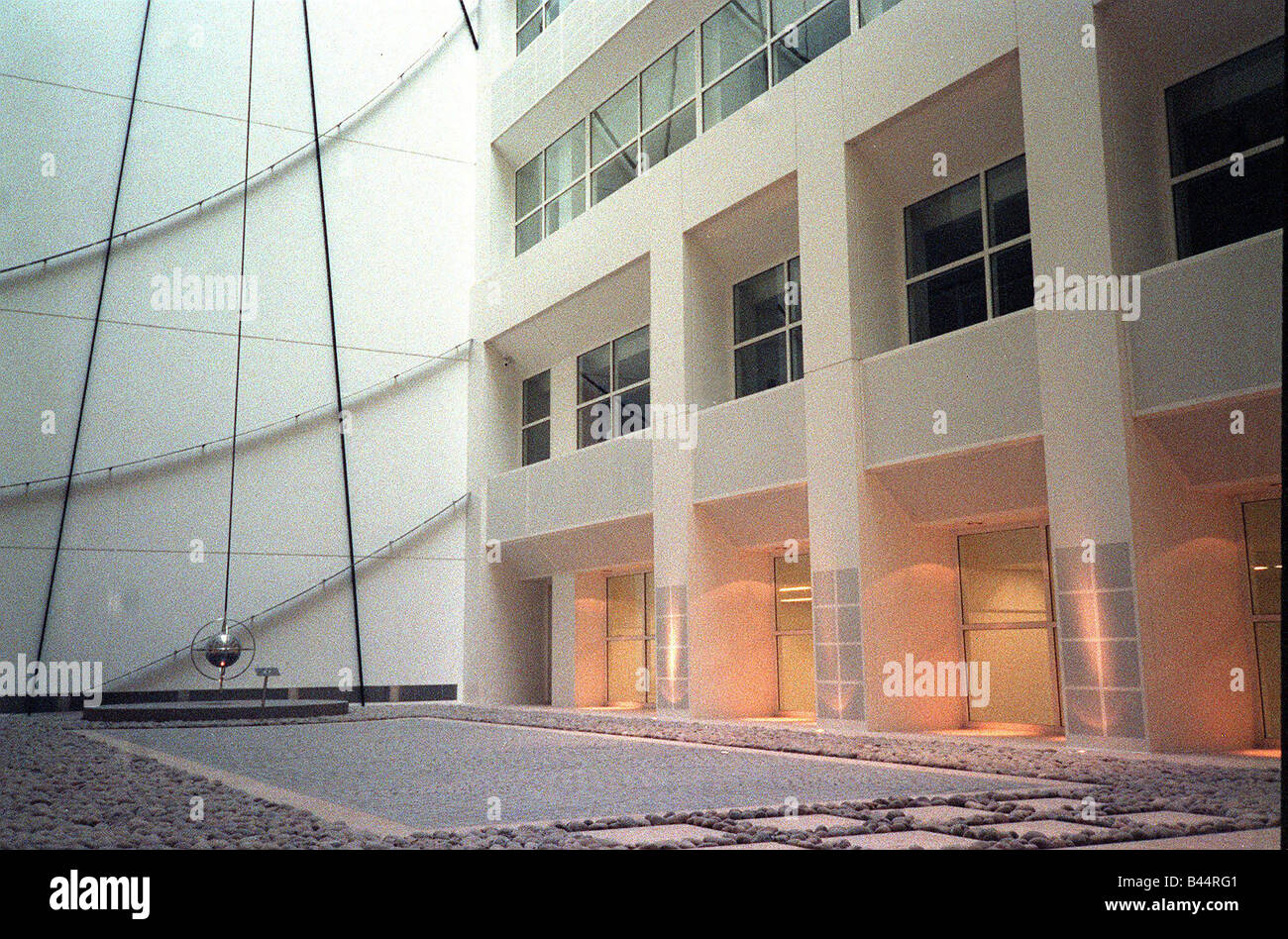 L'intérieur du MI5 building en 1993 Londres Millbank Banque D'Images