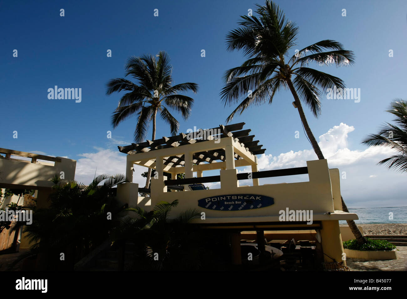 Kite beach hotel en République Dominicaine Banque D'Images