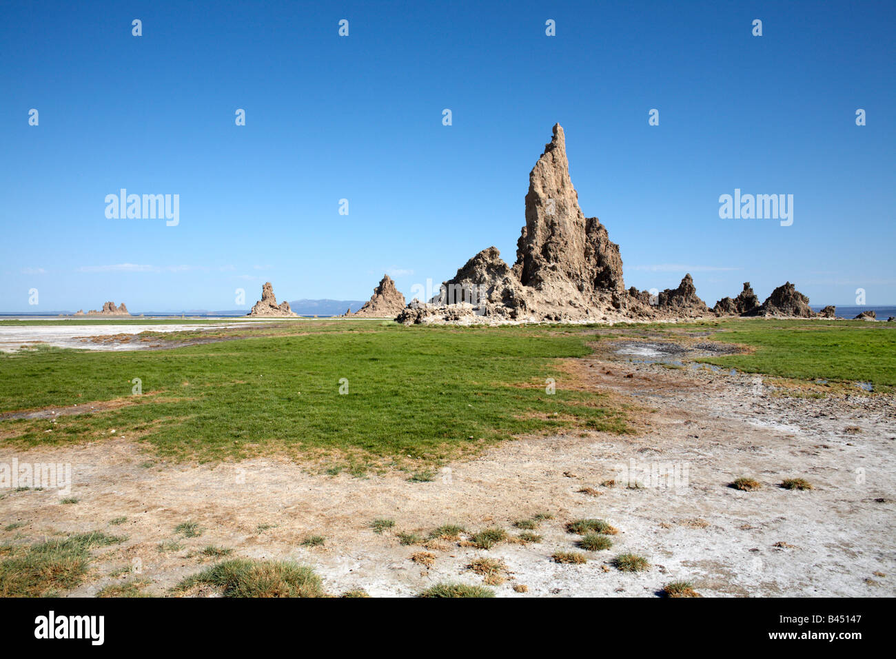 Lac Abbe, Djibouti Banque D'Images