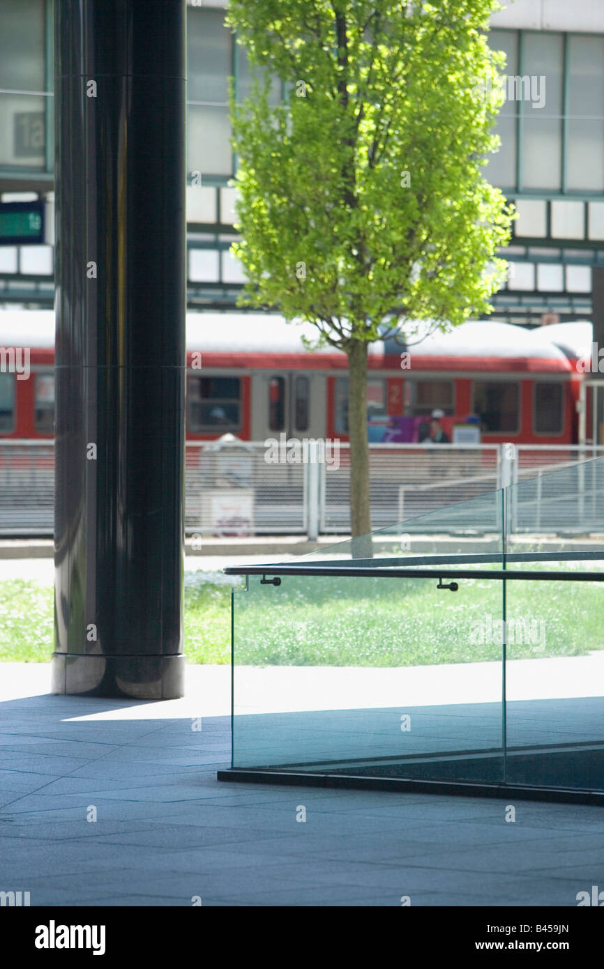 Allemagne, Baden Württemberg, Stuttgart, la gare ferroviaire Banque D'Images