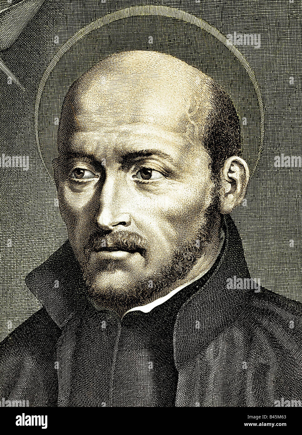 Ignace de Loyola, von 1491 - 31.7.1556, prêtre espagnol, fondateur de la "société de Jésus', portrait, gravure, 19ème siècle, Banque D'Images