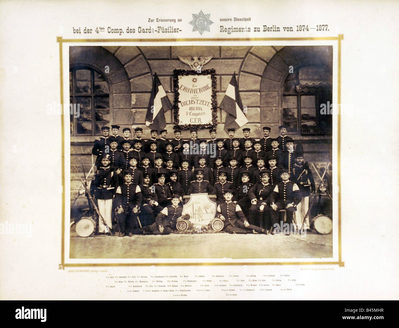 1874 service militaire Banque de photographies et d’images à haute