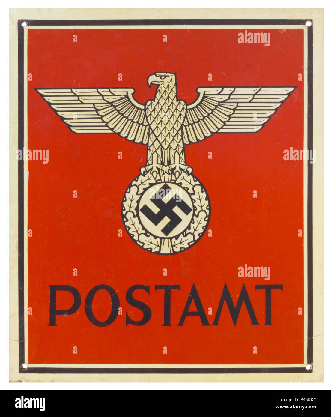 Mail/poste, emblèmes, courrier allemand, 1933 - 1945, signe, poste, swastika, Allemagne nazie, nazisme, socialisme national, troisième Reich, aigle, emblème, Banque D'Images