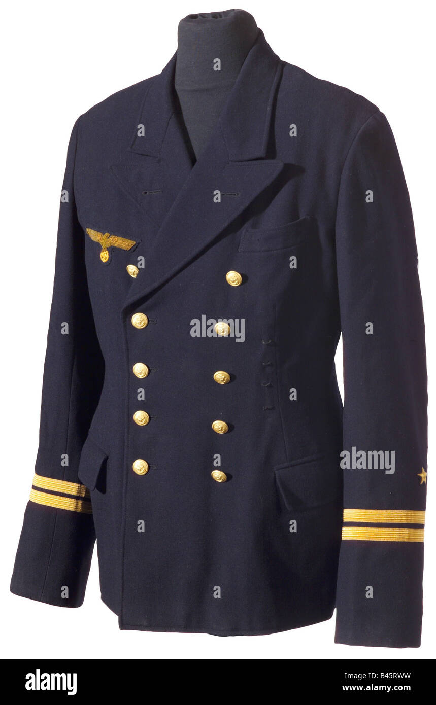 Militaire, uniformes, Allemagne, Marine, veste, lieutenant, 1935 - 1945,  officier de marine, Wehrmacht, XXe siècle Photo Stock - Alamy